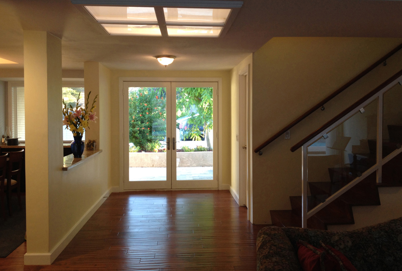 EntryFoyer - 2-Story Addition - Sustainable WholeHouse Remodel - Landscape - ENR architects, Granbury, TX 76049